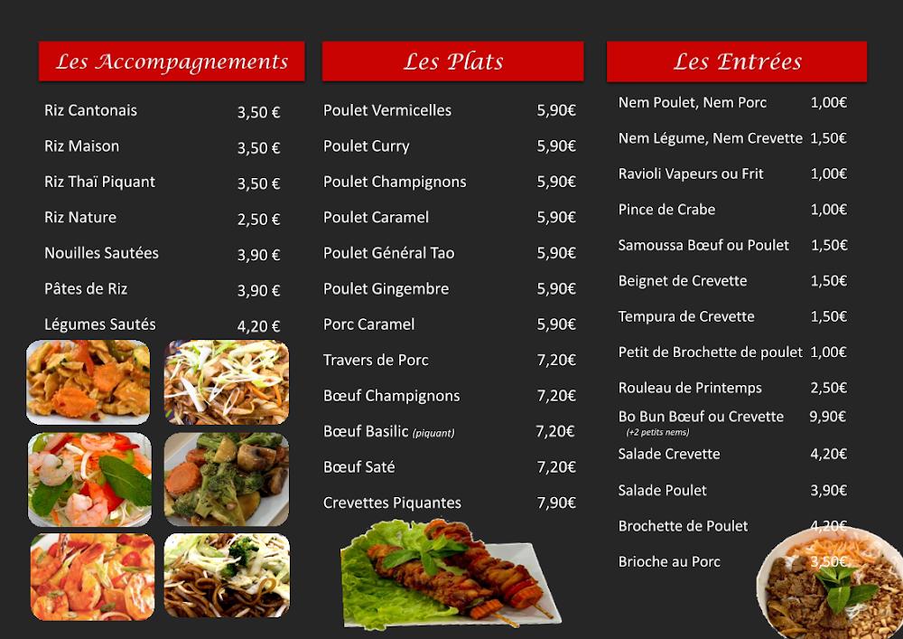 Asie côte d'azur - Menu Image 1